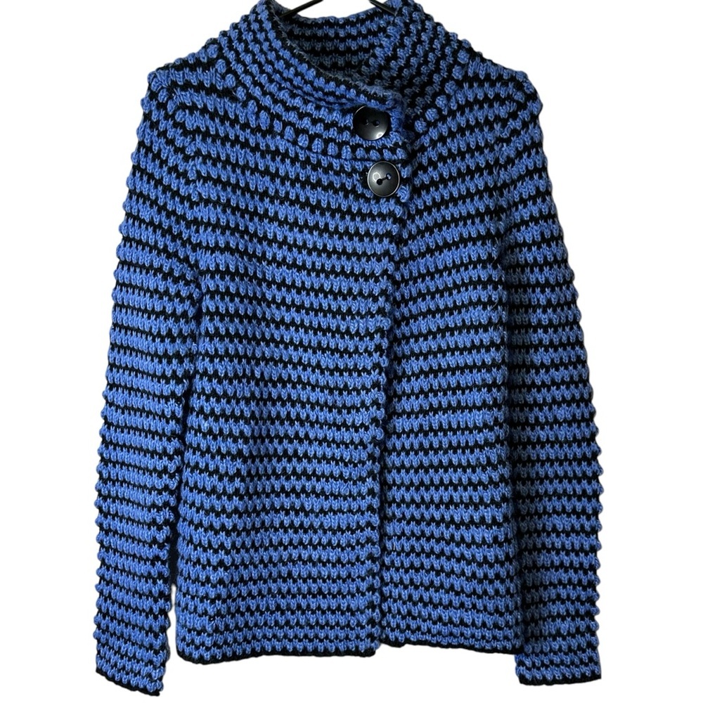 Krimson Klover Chunky Cardigan Wool Alpaca Cottage Cabin Artsy Nordic Hygge S
